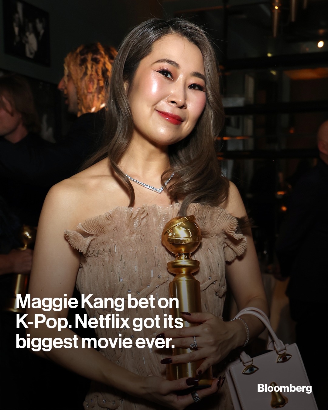 In a world of sequels and remakes, the surprise super-hit of 2025 was an original animated musical that became Netflix’s biggest movie yet: KPop Demon Hunters. The film is the brainchild of Korean-Canadian animator Maggie Kang, who grew up loving Korean pop music long before it was globally cool.

The director talks about KPop Demon Hunters, blending Korean culture with global storytelling, and the communal power of music with @mishalhusain in this weekend's interview at the link in the bio.

📷️: Getty Images