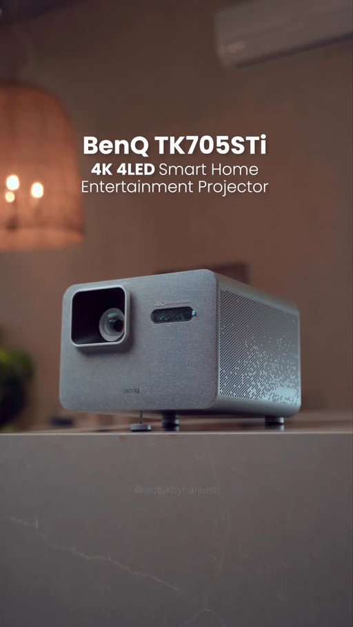 Watching movies on a big screen is a vibe, but 150” of 4K HDR? 🎥 My dream setup is finally here with the BenQ TK705STi! 🍿 3000 ANSI Lumens, Google TV & Netflix built-in, and zero-lag gaming. Home cinema game = LEVELED UP. 
.
@benqindia 
.
🚀 #BenQ #HomeCinema #gamingsetup
.
🎥@sreeram._rajesh 
📍@thecliffhousekochi