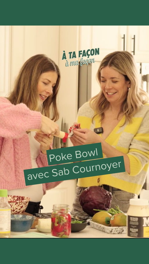 @sabcournoyer croquettes au fromage over les patatas bravas 👀 êtes-vous d’accord ?

Dans ce nouvel épisode de ma série À ta façon, à ma façon, @sabcournoyer note les plats typiques de son dernier voyage en Espagne et on cuisine chacune notre version de son plat go-to : le poke bowl.

La vidéo complète est sur ma chaîne YouTube. Lien en bio xx