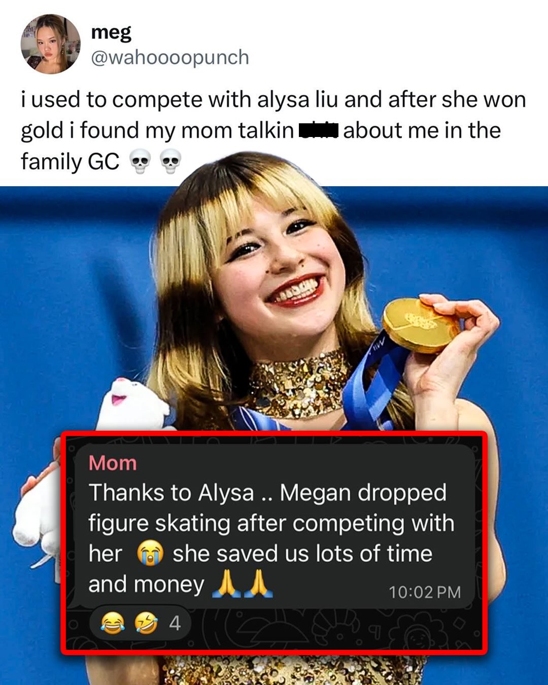 Alysa Liu was championship material way before she won her Olympic gold medals 😆

(via @wahoopunchh)