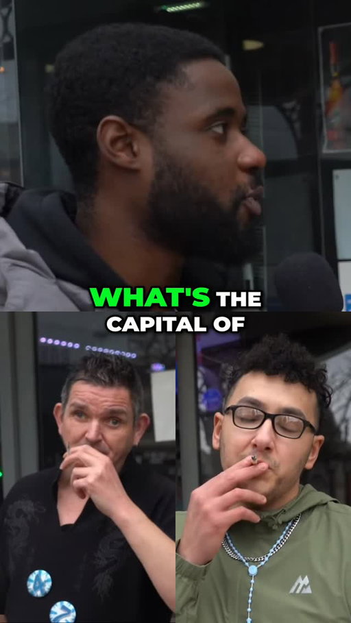 UK's capital? London. Great Britain? Yeah. Queen? Long live. England? Bro. London's just London, init. What are you good at? Making money. 120 / 2? Fuck knows. What triangle has equal sides? Isosceles.