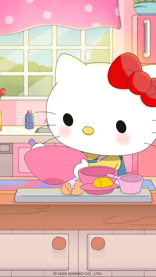 Bake with Hello Kitty: ASMR edition 🍪✨️