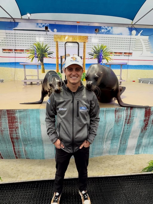 Rained out today… Start 6th tomorrow. Met some seals @echoparkspeedway 🦭