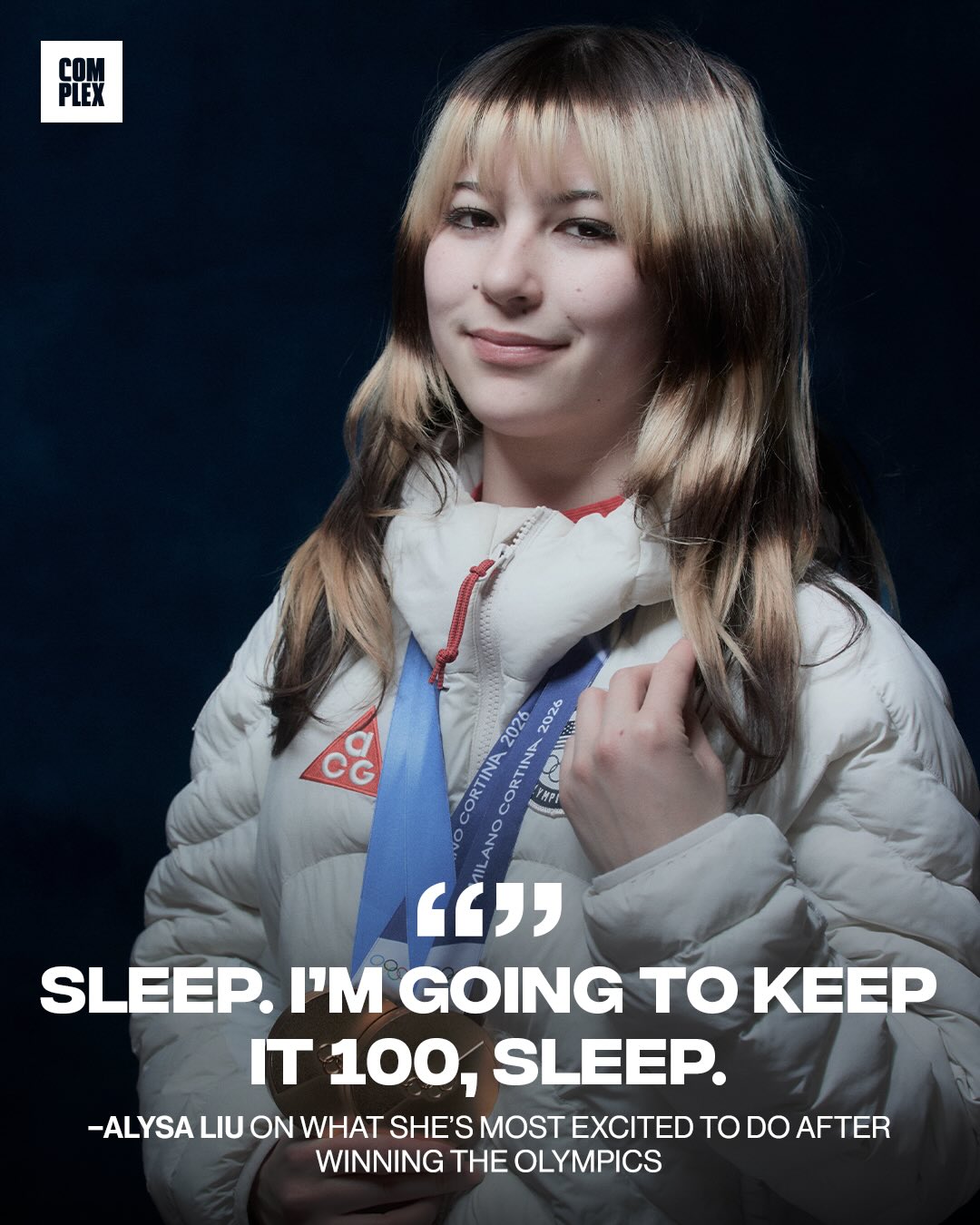 Me when someone asks me what I’m doing after work 😴

Alysa Liu shared what she’s most excited to do after winning gold at the 2026 Winter Olympics

(Via @cnn)