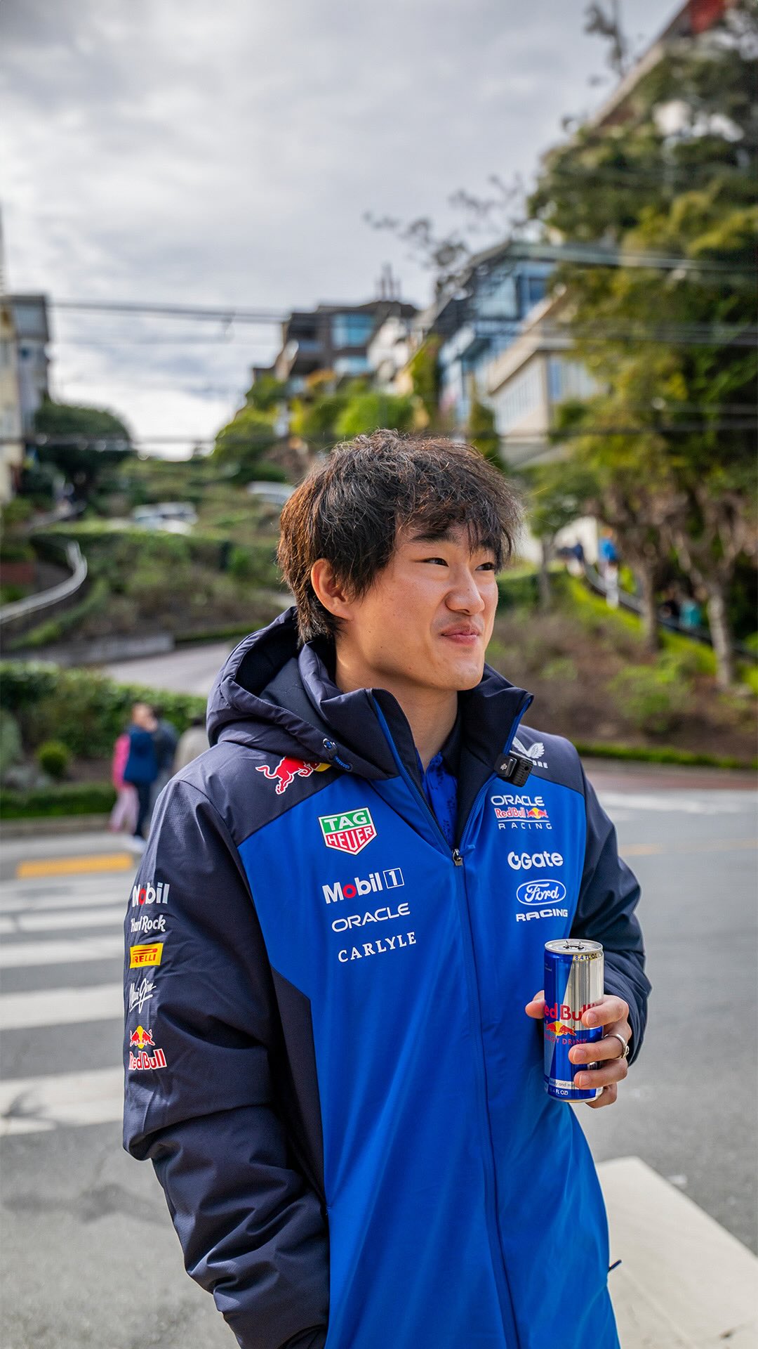 Lombard Street: “good luck.” Yuki: “bet” 🤝

Next up: Red Bull Showrun San Francisco 👀 TODAY · Feb 21 · 1-4pm PST at Marina Green, presented by @fordracing.

F1 car, Yuki, and a lineup of our favorite machines — pull up 🚀