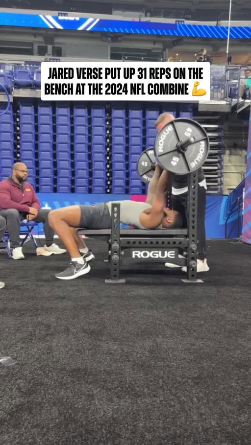 remember @jversee’s Combine bench press? 😮‍💨

2026 NFL Combine starts Feb. 26 on @nflnetwork
Stream on @NFLPlus