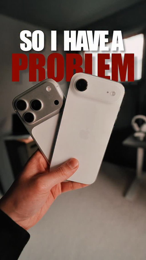 2.21.26 I think I’m choosing the iPhone Air over the iPhone 17 Pro.. am I making the right choice? 

#apple #iphone #iphoneair #iphone17pro #tech