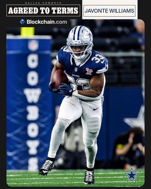 Running it back ⏪

#DallasCowboys | @blockchainofficial