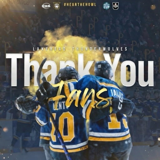 Thank you to the best fans in U Sport 💙💛 

Final score Lakehead 2 | Brock 4

#HearTheHowl