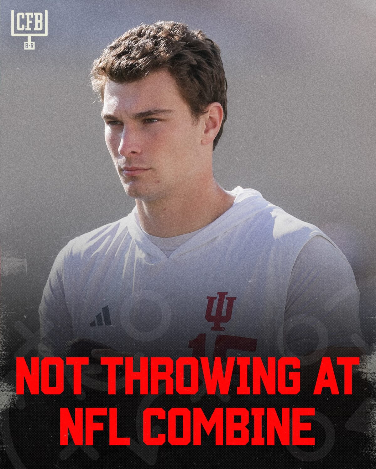 Fernando Mendoza will NOT throw at the NFL Combine 

He will throw at Indiana’s pro day to help showcase his teammates, per @adamschefter