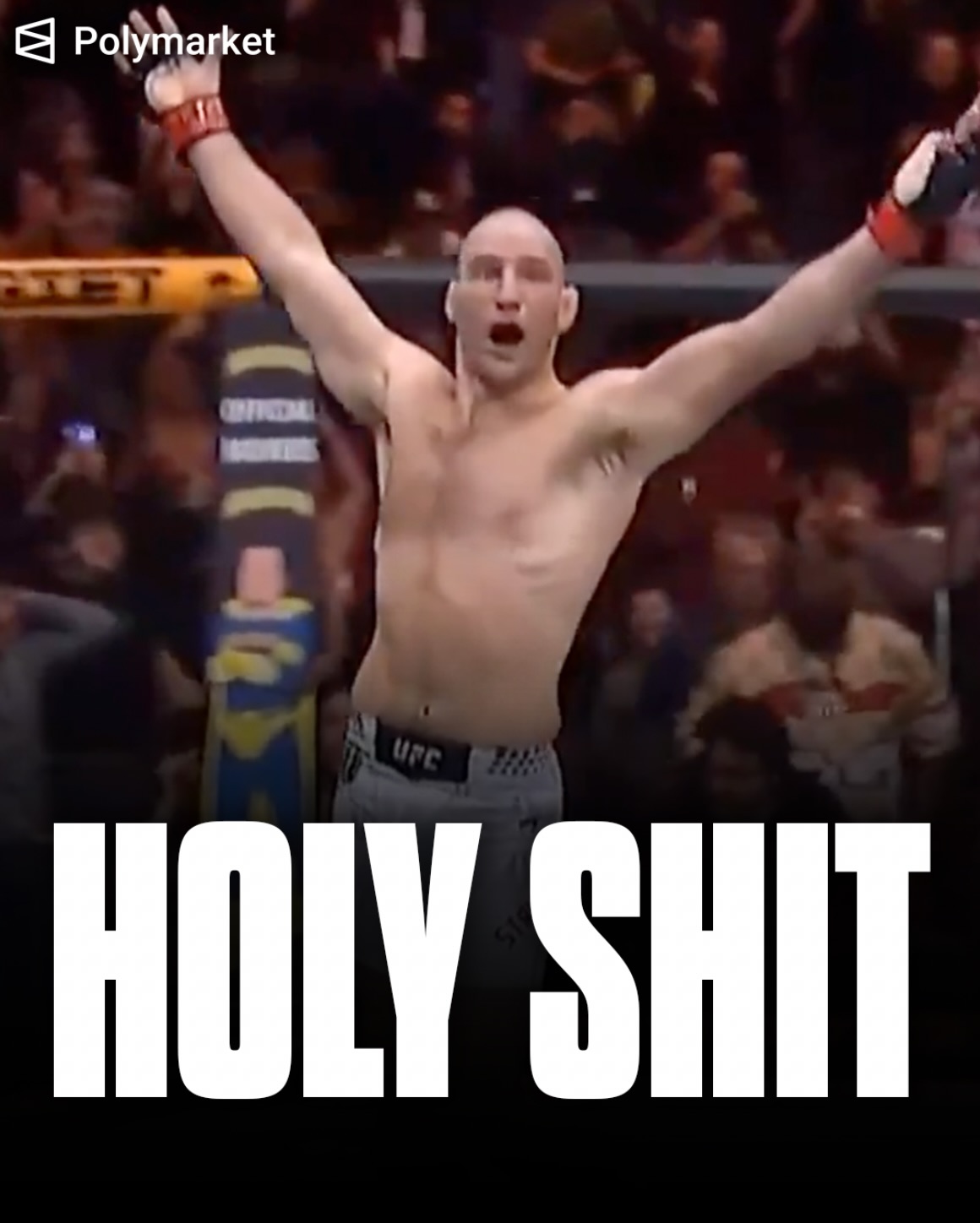 Opponents hate to see his knee coming and Paramount executives hate to see him get close to a mic…

Vintage Sean Strickland tonight