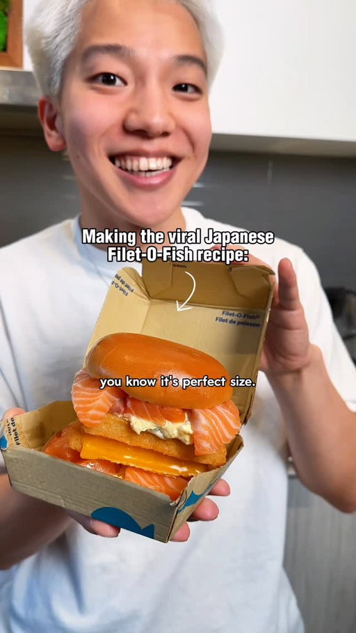 Ken makes the viral Japanese Filet-O-Fish with his signature white sus 🫣