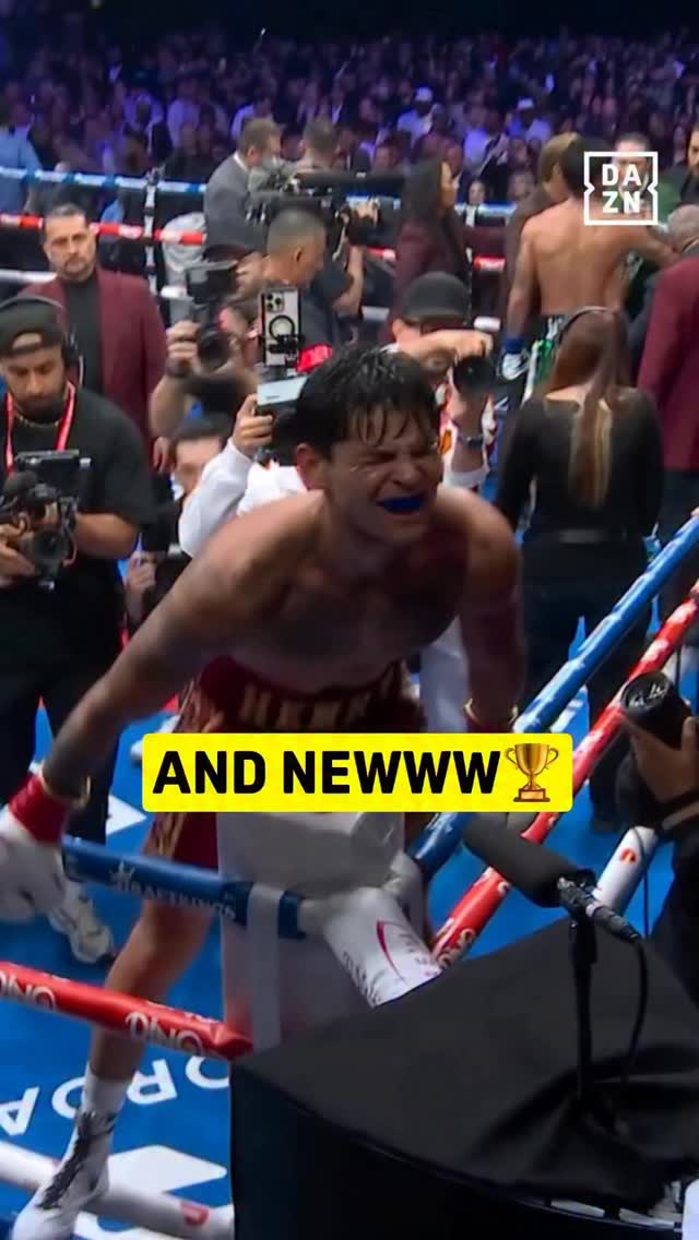 Ryan Garcia is the new WBC Welterweight Champ! 🥊🏆
[via @daznboxing]
