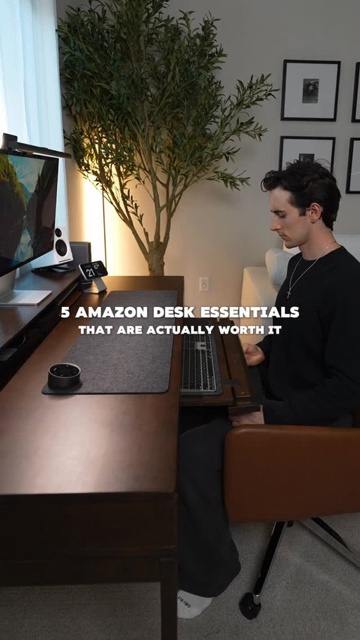 5 amazon desk essentials that are actually worth it

#desksetup #tech #amazon #apartment