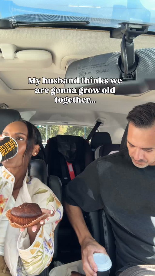 He says we’re growing old together, and I love that for him. Personally, I’m staying this way… he can’t stand me ya’ll.🤣🤣😭

#marriage #agetogethertrend #interracialcouples #husbandandwife #couplegoals