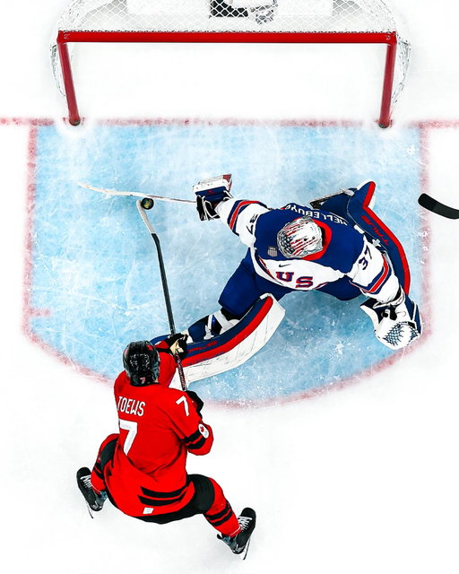 WHAT A STOP 🤯 

📺: Canada vs. USA #MilanoCortina2026 #WinterOlympics action is LIVE on @nbcsports, @peacock, @cbc.sports, @cbcgem, & @sportsnet!