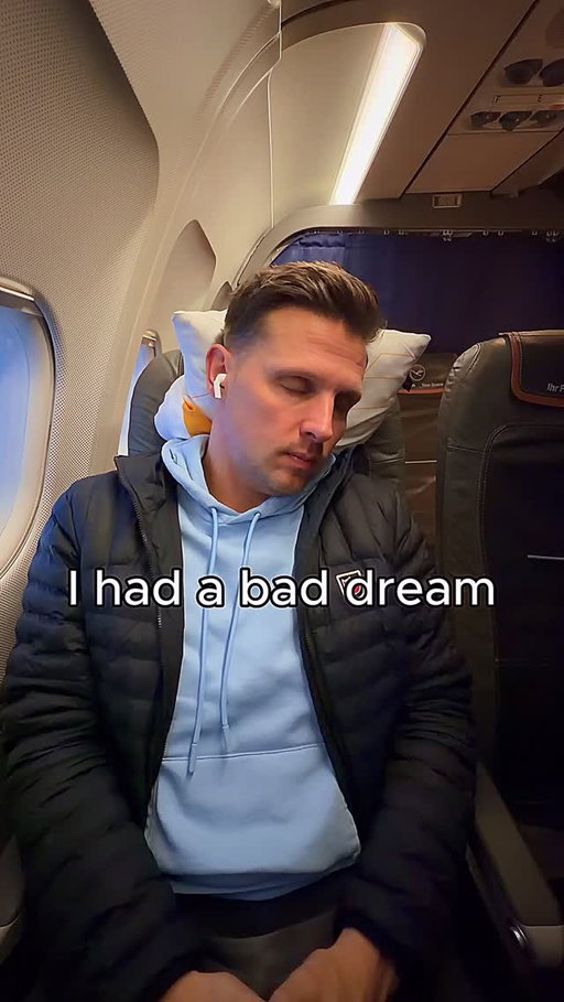 What a nightmare 😂 it was all just a dream 😴 #aviationhumour #joshcahill #gotravelyourway #lufthansa