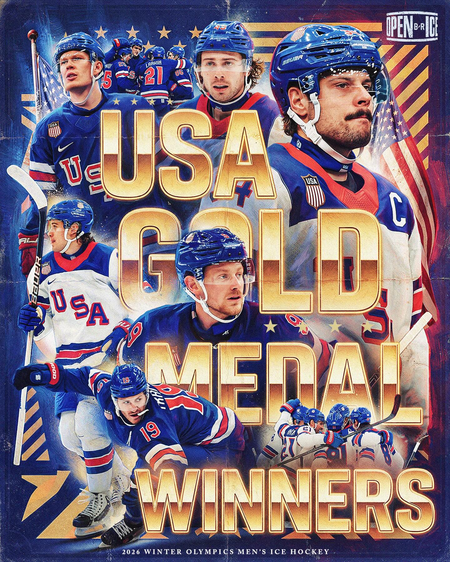 THEY DID IT, THEY DID IT!!!!! THE USA TAKE DOWN TEAM CANADA AND WIN THEIR FIRST MEN’S HOCKEY GOLD MEDAL IN 46 YEARS 🥇🇺🇸 #teamusa #olympics #hockey #goldmedal