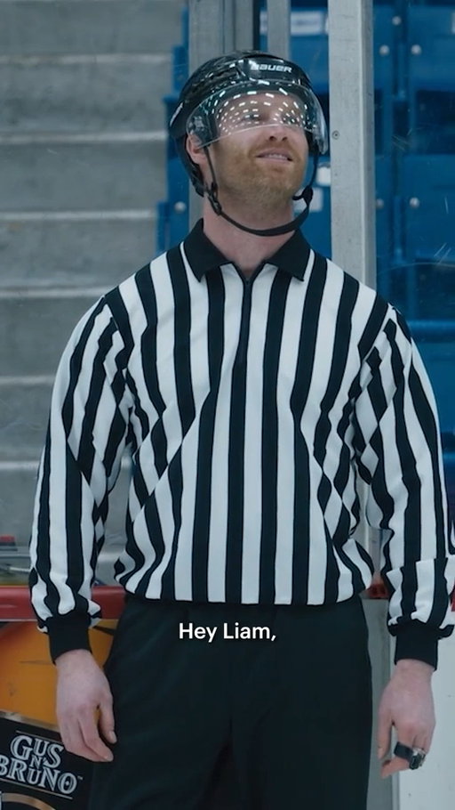 Nobody out-chirps the ref. #Shoresy Season 5 is now streaming on Hulu and Hulu on Disney+.