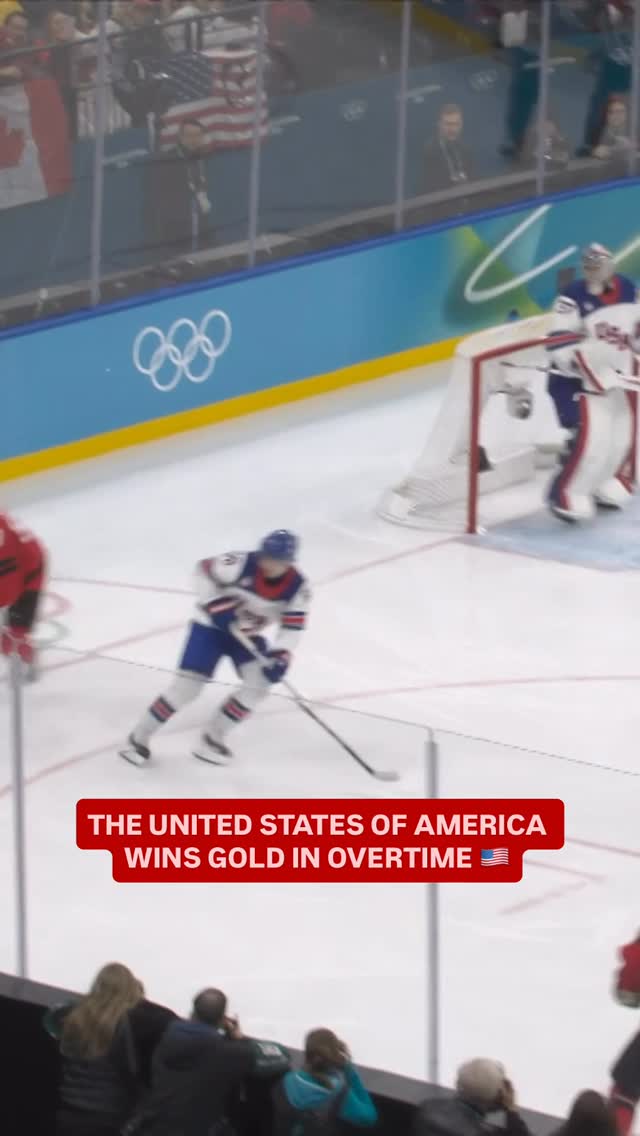 JACK HUGHES DELIVERS AMERICA’S GOLDEN MOMENT IN OVERTIME! 🥇