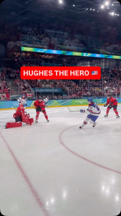 JACK. HUGHES. CALLED. GAME. 🚨 TEAM USA IS GOLDEN. #WinterOlympics
