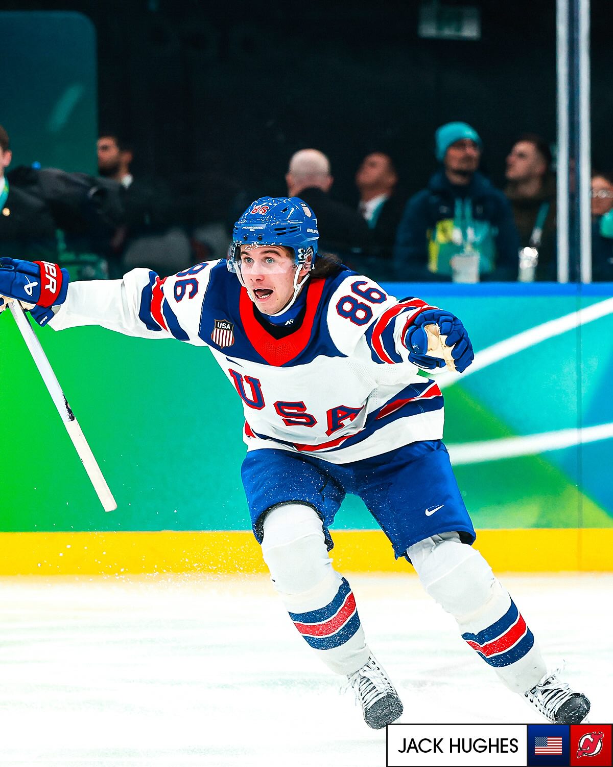 JACK HUGHES SCORES THE GOLDEN GOAL IN OVERTIME!!! 🇺🇸

#MilanoCortina2026 #WinterOlympics