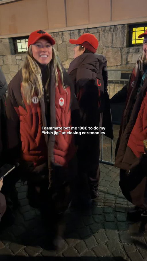 Tonight’s the night. 😎
.
.
Unfortunately hip flexors are a little sore and calf is a little tight. But we could push through 😅👍🇨🇦
.
#irishjig #closingceremony #milanocortina2026 #winterolympics #mico