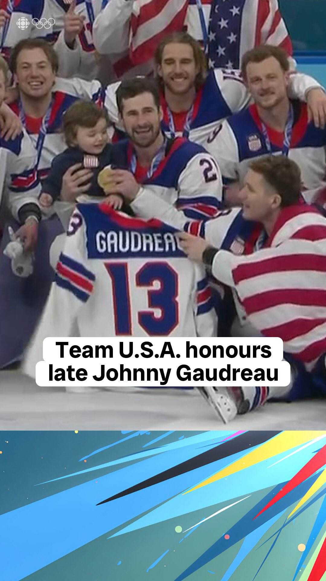 Team U.S. pays homage to the late Johnny Gaudreau 🥹🫶
