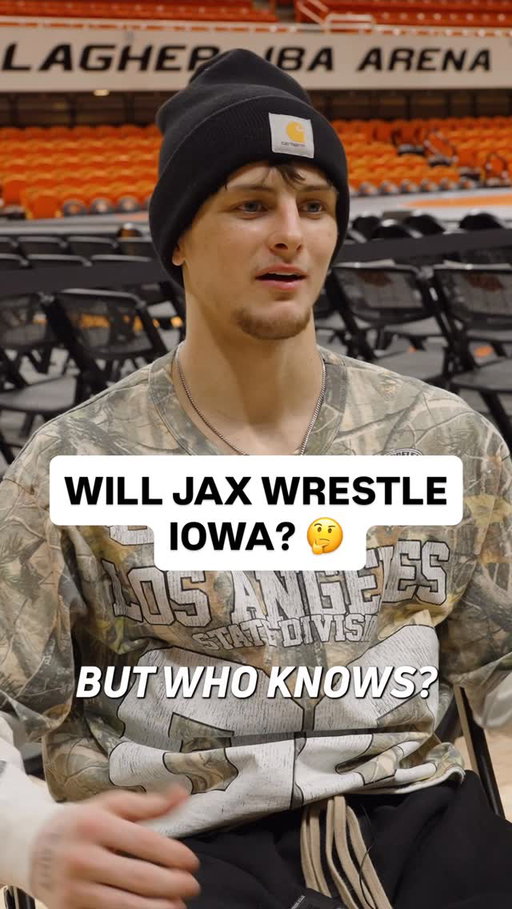 Jax Forrest starting against Iowa at 133-pounds is still a mystery! The question will be answered tonight at 6 PM ET when #3 Oklahoma State 🤠 takes on #5 Iowa 🐦