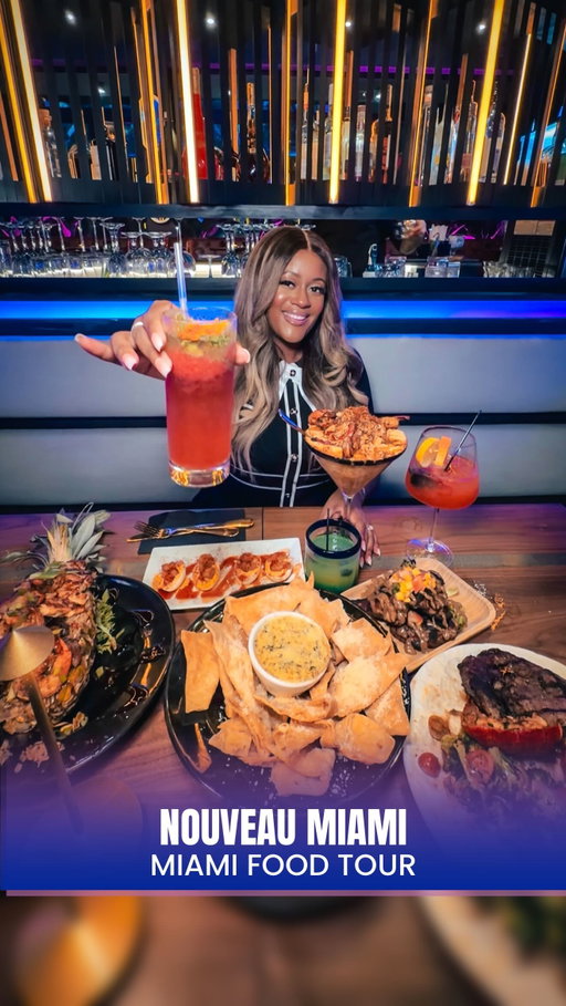 Nouveau Miami is my new favorite spot!🔥🔥🔥☀️
*must-try dinner experience*

Nouveau Miami just opened in Wynwood and it’s giving upscale dinner meets nightlife energy. Already one of my Atlanta favorites, but Miami took it up a notch. Luxe ambiance, dramatic lighting, and a true opulent dining experience.

Drinks: Berry Patch, Slip and Slide, Nouveau on Main.
Food: Island Stir Fry, Ultimate Cajun Seafood Grits, Surf and Turf, Chicken Deviled Eggs.

The staff recommendations were spot on and the flavors exceeded expectations. If you’re looking for a new fine dining restaurant in Miami, add Nouveau to your list. 🍸✨

Congratulations to my favs, @ebonyakira & @yandysmith on this phenomenal location! I will be back! 

Location:
108 NW 25th St Miami, FL 33127

Miami Hours:
Tuesday: 3pm-12am
Wednesday – Friday: 3pm-3am
Saturday: 11am – 3am
Sunday: 11am – 12am
Monday : Closed

.
.
.
#miami #newrestaurant #nouveau #wynwood #miamifood