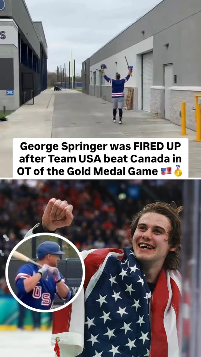 Blue Jays fans aren’t going to be too happy seeing George Springer walking around Spring Training wearing a Team USA jersey 😅

(🎥 via KeeganMatheson / X)
