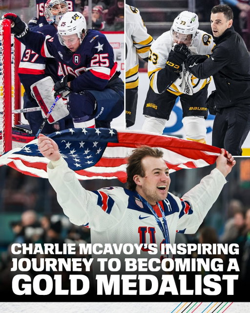 Charlie McAvoy never gave up ... and now he’s golden 👏