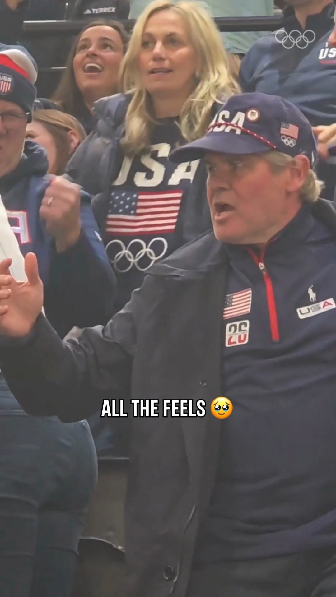 That's a proud father! ❤️

Jack Hughes' dad going crazy after his son scored THE golden goal is pure gold itself. 🥇

#MilanoCortina2026 #Olympics #WinterOlympics