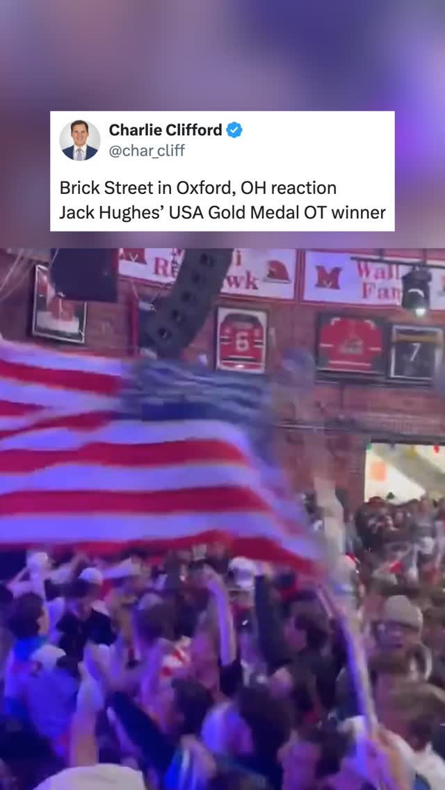 This just HAS to be the best reaction to Team USA’s golden goal vs. Canada 🇺🇸

(🎥 via Char_Cliff, BrickStOxford / X)