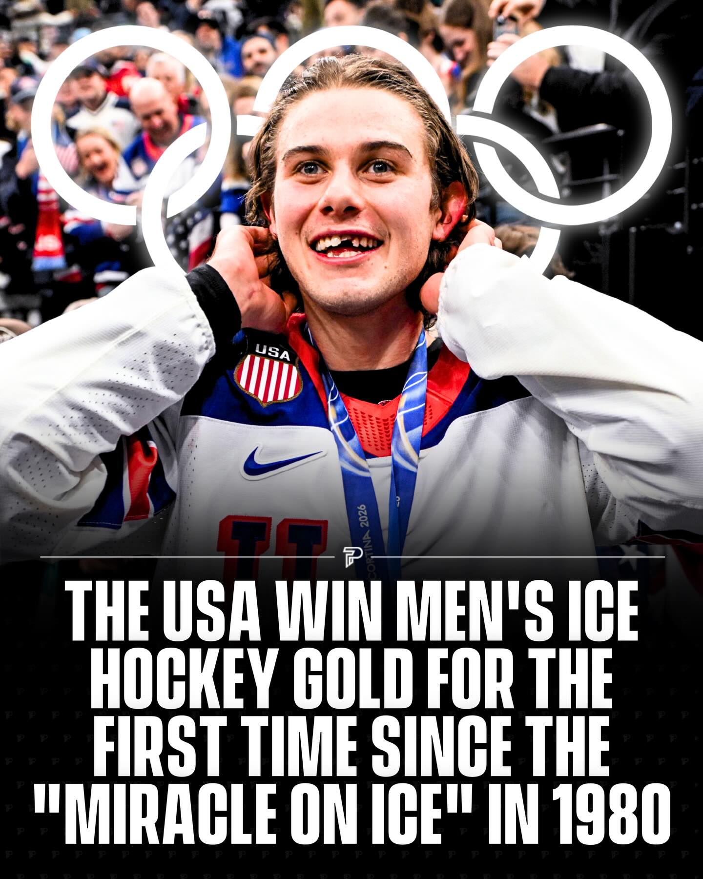 Swipe ⬅️ Team USA won men’s ice hockey gold at the 2026 Winter Olympics after beating Canada 2–1 in overtime, marking their first Olympic title since the legendary Miracle on Ice in 1980.

The emotional victory was made even more special as the team honored late NHL star Johnny Gaudreau by bringing his children onto the ice for the gold medal photo, turning the historic win into a heartfelt tribute.

-
#news #viral #pubity