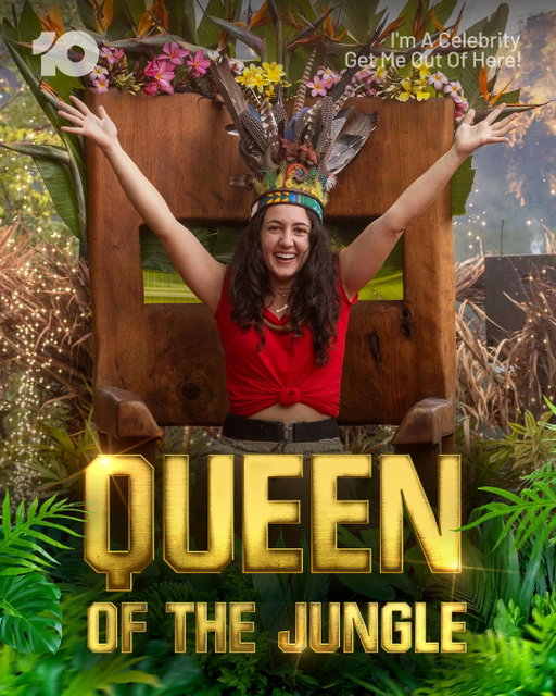 It's official: our newest jungle monarch has been crowned 👑 Congratulations @concettaworldwide!

#ImACelebrityAU | Stream Now on @Channel10AU