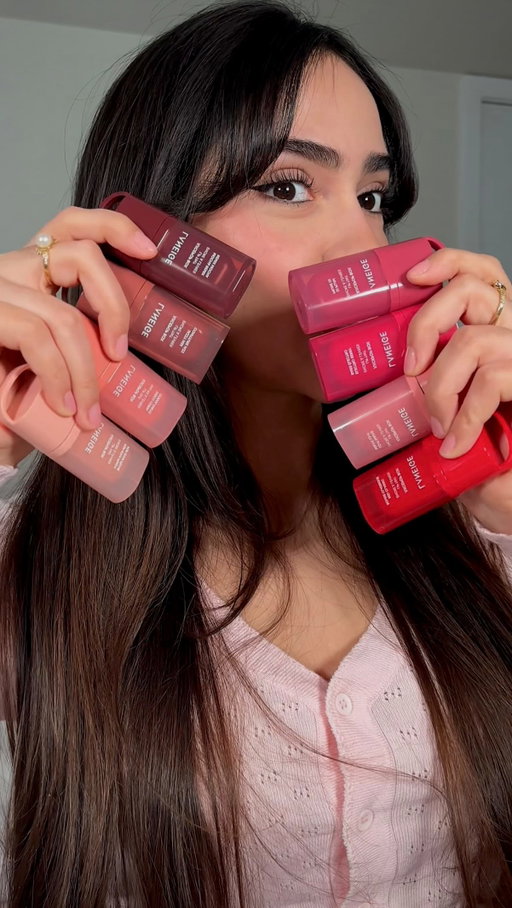 juicepop box lip tints @laneigeca 💗✨ ¿cuál tono fue tu favorito? 

#laneige #laneigeliptint #liptint #newmakeup #lipswatch