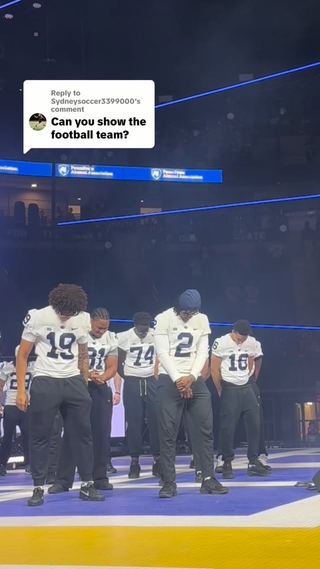 Penn State Football can DANCE @pennstatethon @pennstatefball #pennstate #psu #football #thon