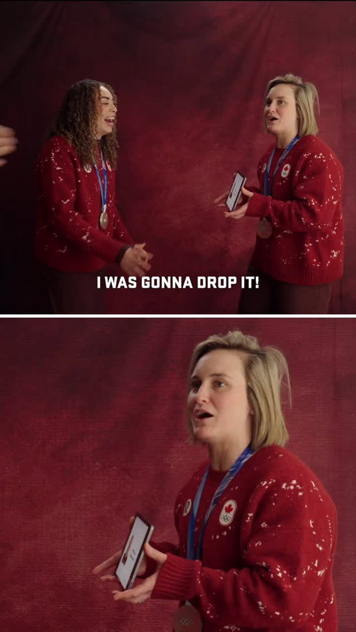 Team Canada athletes are putting their knowledge to the test with @RBC Olympian cards asking yes or no questions, making bold guesses, and sharing plenty of laughs along the way. ⁣
⁣
⁣
Presented by RBC