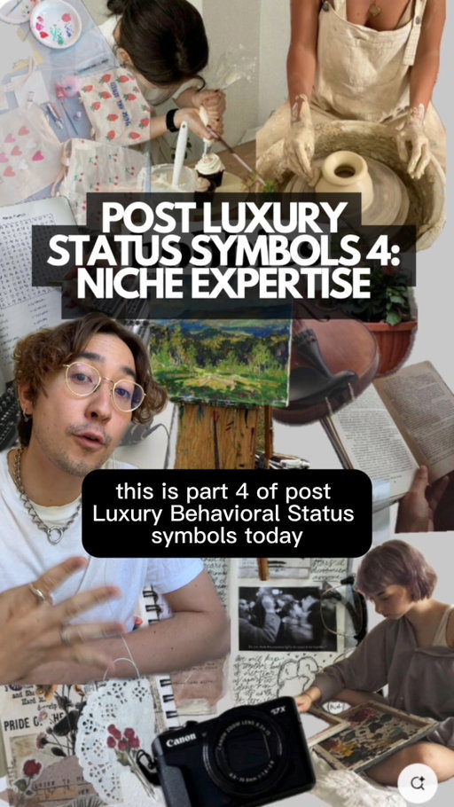 When everyone goes broad, it becomes cool to go deep.

New Substack article on “Hyper-niche Expertise” as a status symbol is out now. Subscribe for the references, further reading and discussion in the subscriber chat - link in bio

--

Follow @eugbrandstrat for more insights on how brands can effectively navigate modern digital spaces.