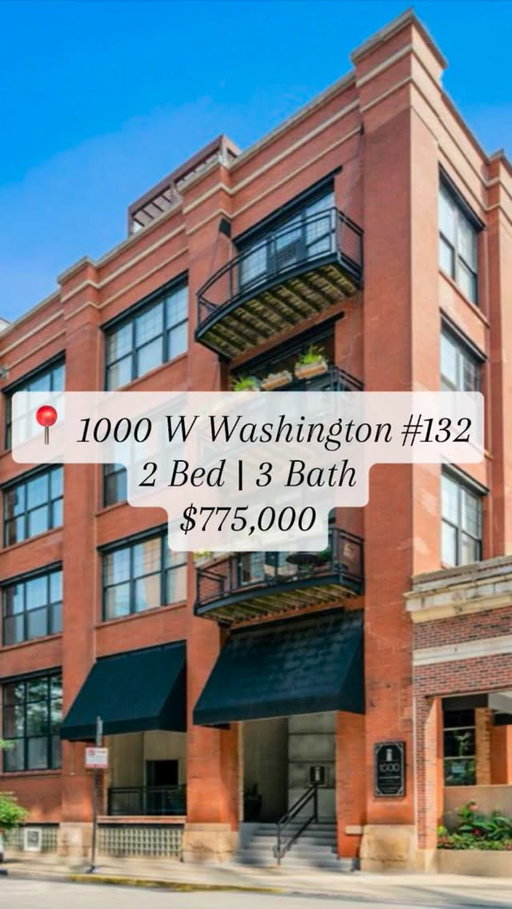 Take a peek in our newest 2 bed, 3 bath. Listing at 1000 W Washington #132. I could not love this unit more especially with all the gorgeous renovations our clients did.

DM me if you want to come check it out👀

#westloop #chicagorealestate #chicagorealtor #cityliving #chicagorealtor