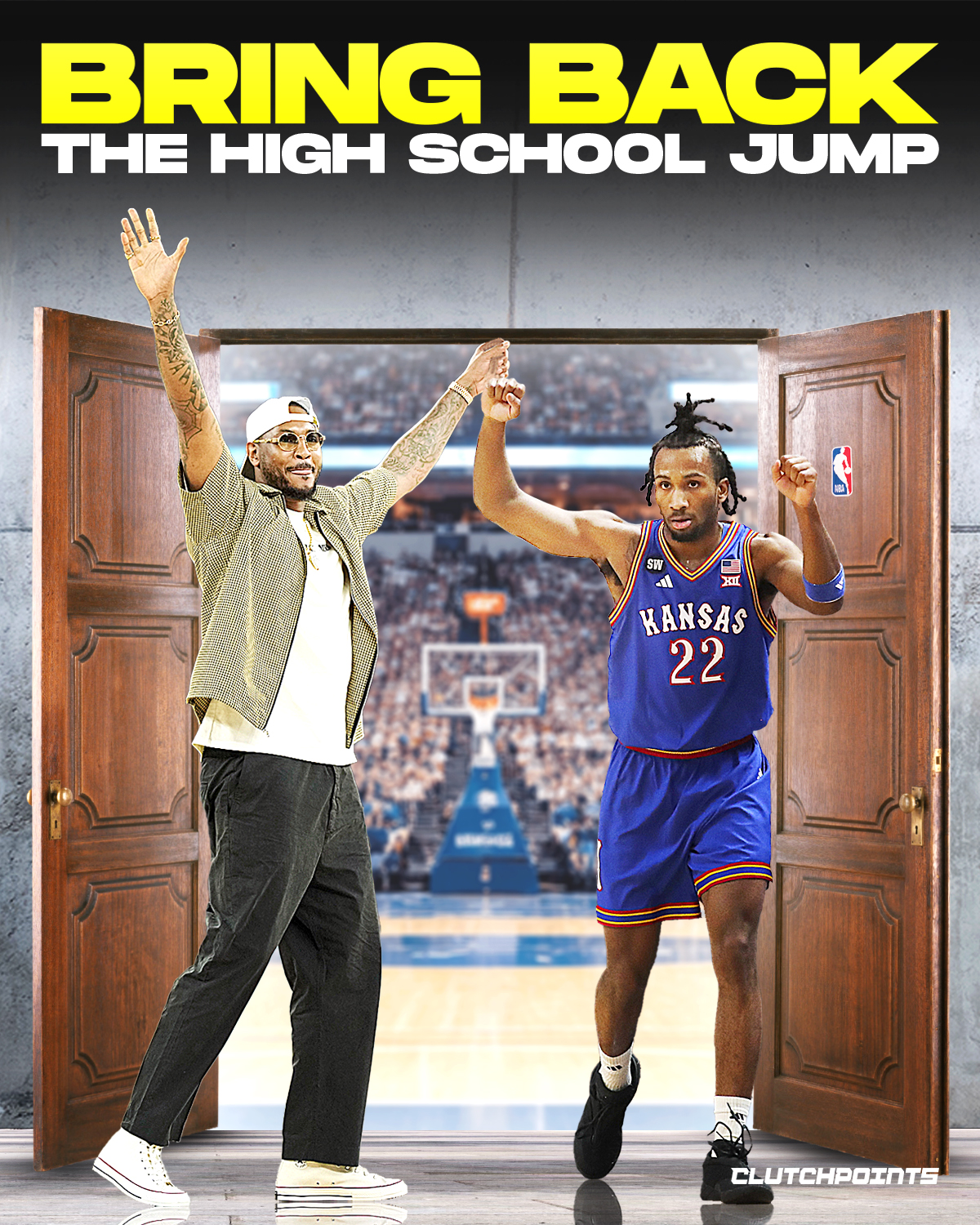 The One-and-Done era has a new critic, and he’s one of the greatest to ever do it.

After witnessing the Darryn Peterson situation unfold, where the top recruit's availability at Kansas has sparked massive debate…Carmelo Anthony isn't biting his tongue. 

The 10-time All-Star and Syracuse legend, who won a National Championship in his lone college season, believes the gap between elite high schoolers and the pros has officially vanished.

“This is why I say, just let these motherf*ckers come out of HS. Save a lot of headaches, lot of coaches in colleges headaches. Now I can start building back my program because I’m not getting these one and done guys. 

Let these guys come out of high school. The league ain’t getting older, it’s getting younger… Now it’s not a clear cut between the freshmen in college and the 1st and sometimes 2nd or 3rd year player in the NBA. 

It’s not that big of a gap no more. They already getting the bread, already getting the recourses so now they get the experience of being a pro before even being a pro. So let’s save the headaches.”

Is it time for the NBA to bring back the prep-to-pro pipeline?