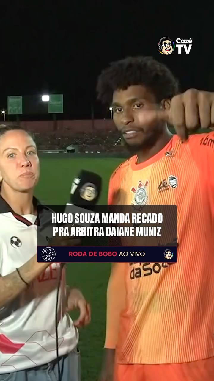 Hugo Souza expressou solidariedade à árbitra Daiane Muniz após o caso de machismo sofrido na noite de ontem (21), em Red Bull Bragantino x São Paulo.

#CoberturaCazéTV #Corinthians #RodadeBobo