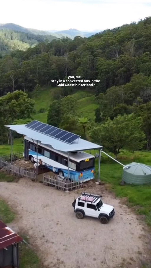 SAVE this for your next roadtrip 😮‍💨🥹 @hipcampau 

📍 Hopkins heights bus

How bloody cool is this? Would you stay here? 

#roadtrip #hipcamp #tinyhome #goldcoast