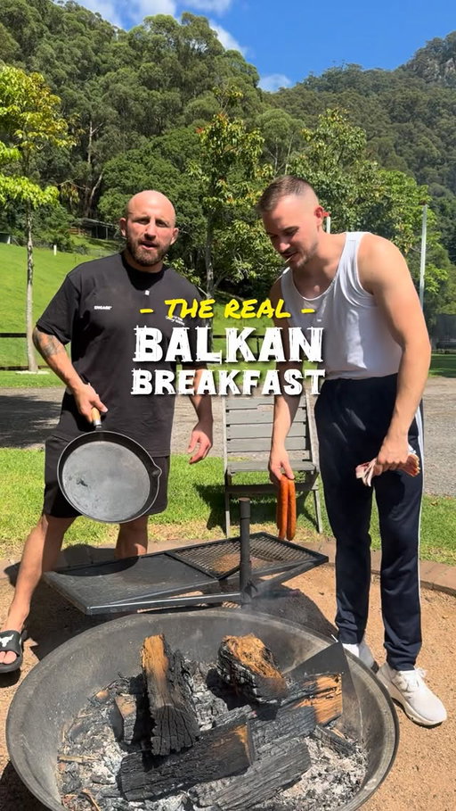 Balkandad & Volk make The Real Balkan Breakfast 🍳 
(Watch the full video on @cookinwithvolk YouTube!)
.
.
.
.
#balkan #balkanfood #balkanbreakfast #breakfast #food
