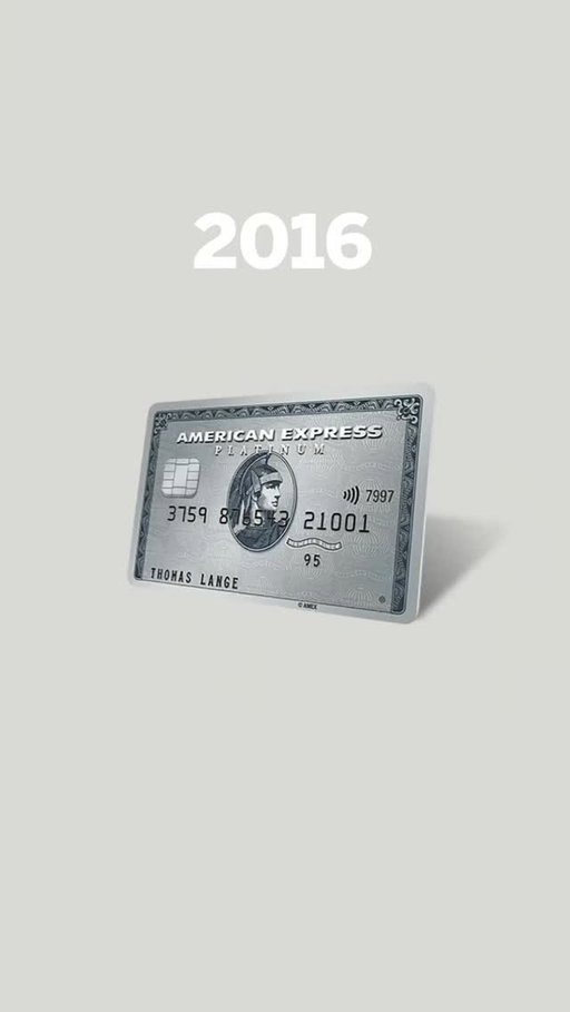 Von Plastik zu Metall – ein Glow-Up, der sich definitiv sehen lässt. ✨

2016 Crew, where are you? 👀

#mitAmex #AmericanExpress