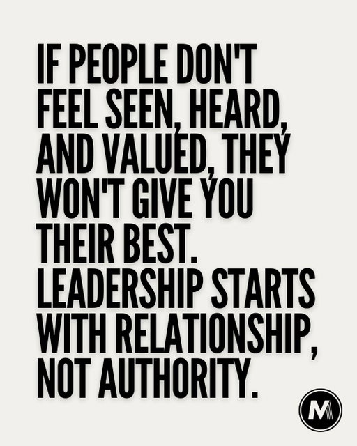 At the core, most people just want to know they matter. Leaders who understand that unlock a level of effort and loyalty you can’t manufacture.