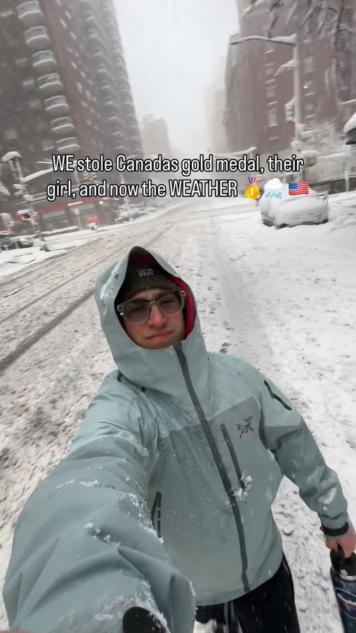 since @jackhughes is Jewish he decided to control the weather 🤣❄️