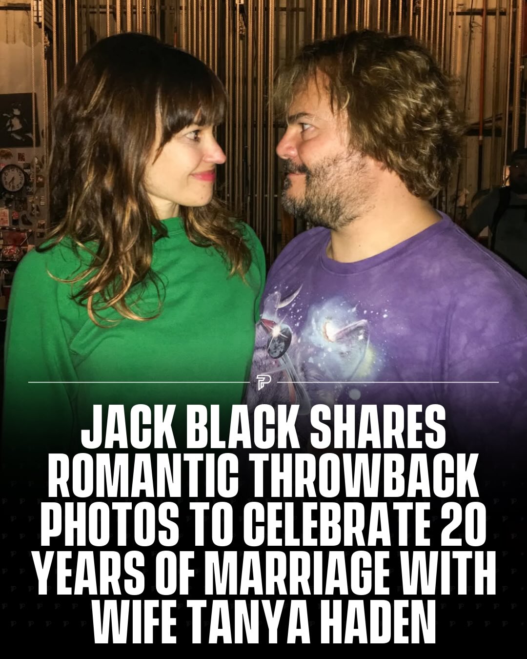 Jack Black celebrated 20 years of marriage to Tanya Haden with a heartfelt Instagram post yesterday, on Feb. 22.

The actor shared photos and videos spanning their relationship, including sweet moments with their sons, Samuel, 19, and Thomas, 17. 

The couple, who wed in a private Big Sur ceremony in 2006 after a brief courtship, first met in high school but reconnected years later.

-

#pubity #viral #wholesome