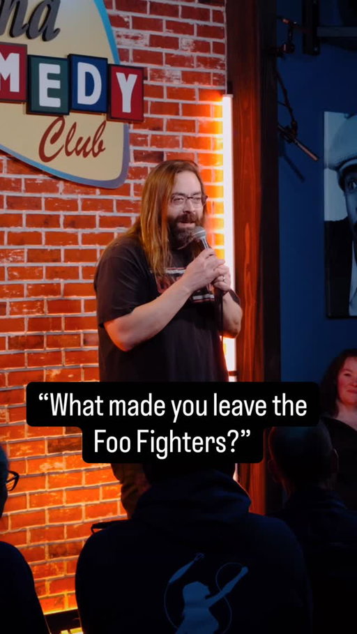This is what I get for taking questions from the audience:) #comedy #standup #standupcomedy #crowdwork #davegrohl